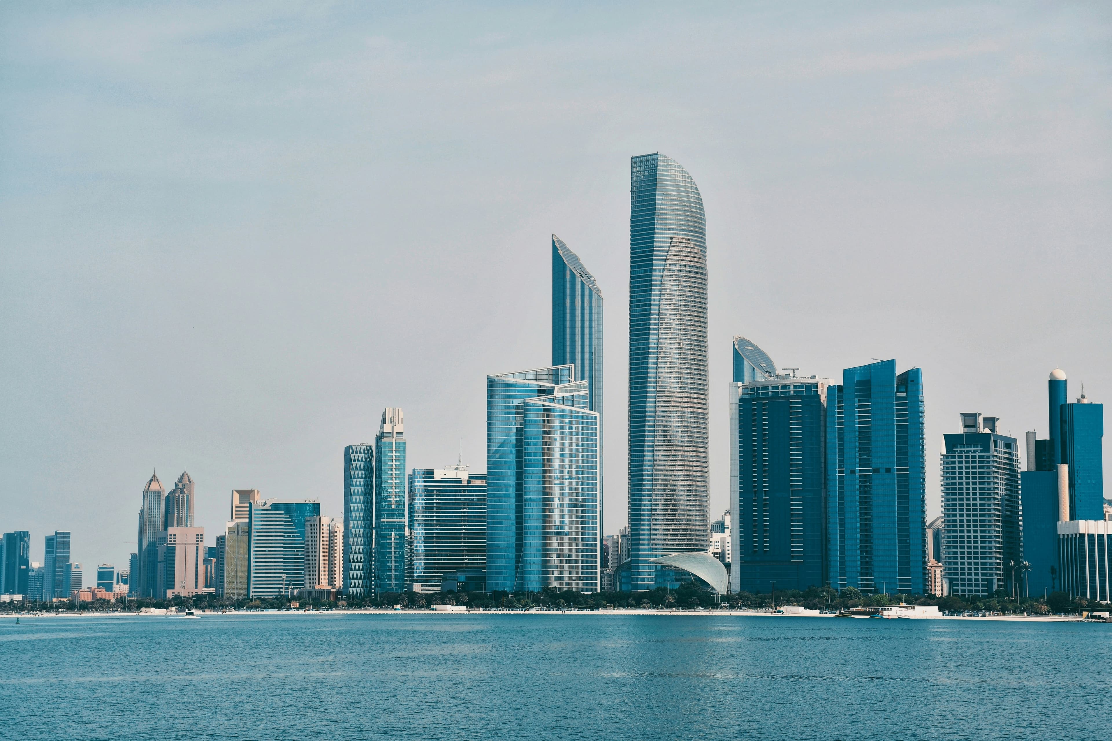 Abu Dhabi waterfront skyline